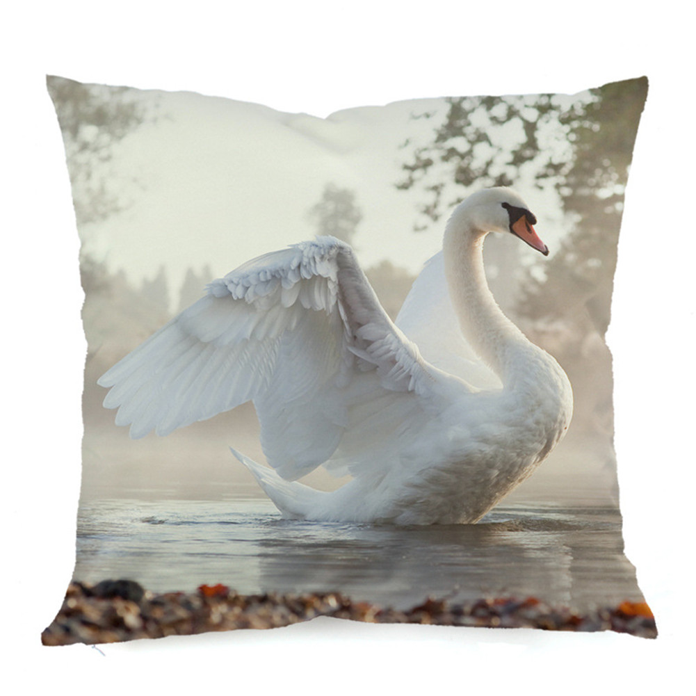 contour swan pillow