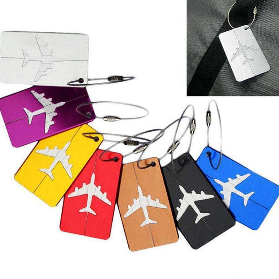 Discount Air Plane Pattern Luggage Tag Baggage Handbag ID Tag Name Card ...