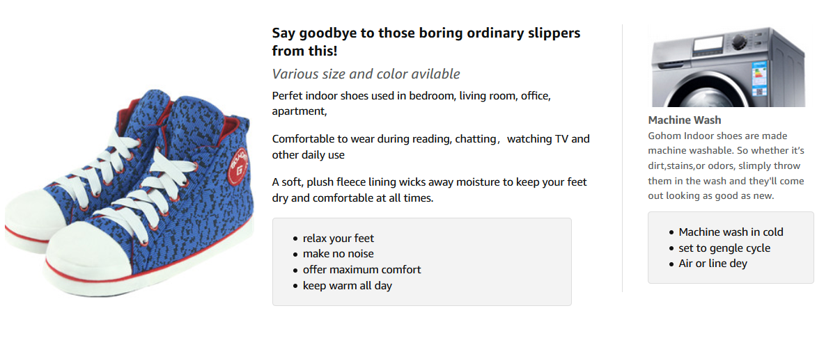 Men's Memory Foam Slippers,Winter Comfort Novelty Home Sneakers Booties