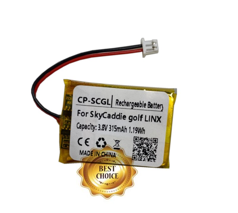 315mAh 1.19Wh Rechargeable Battery for SkyCaddie Golf LINX GPS Smart