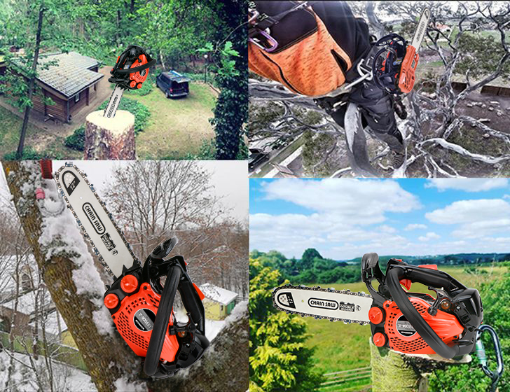 V-MODEST 2511 Top Handle Gas Chainsaw 12 INCH Bar 25cc 2-Stroke