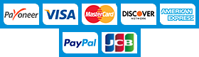 We accept these payment methods