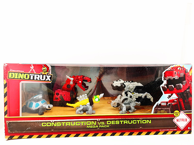 NEW Mattel Dinotrux Dozer Skya D-Structs Ty Rux Diecast Dreamworks