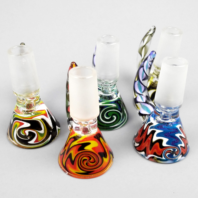 2021 Glass Slides Bowl Pieces Bongs Bowls Funnel Rig Accessories
