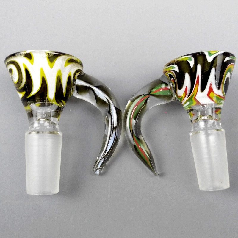 2021 Glass Slides Bowl Pieces Bongs Bowls Funnel Rig Accessories