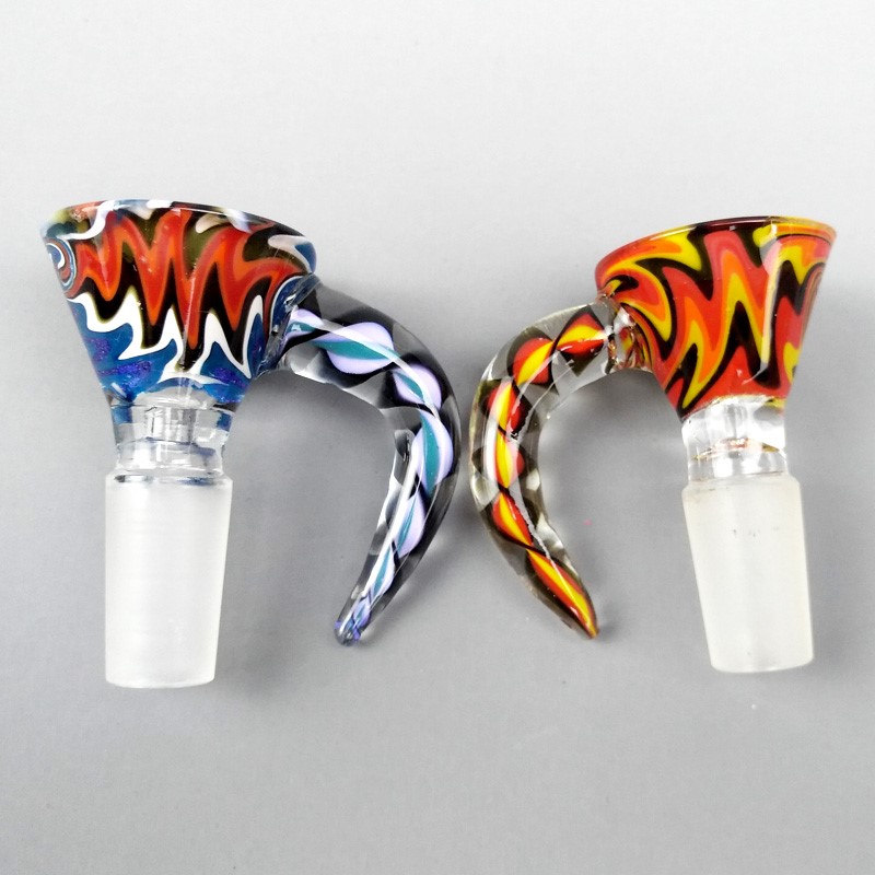 2021 Glass Slides Bowl Pieces Bongs Bowls Funnel Rig Accessories