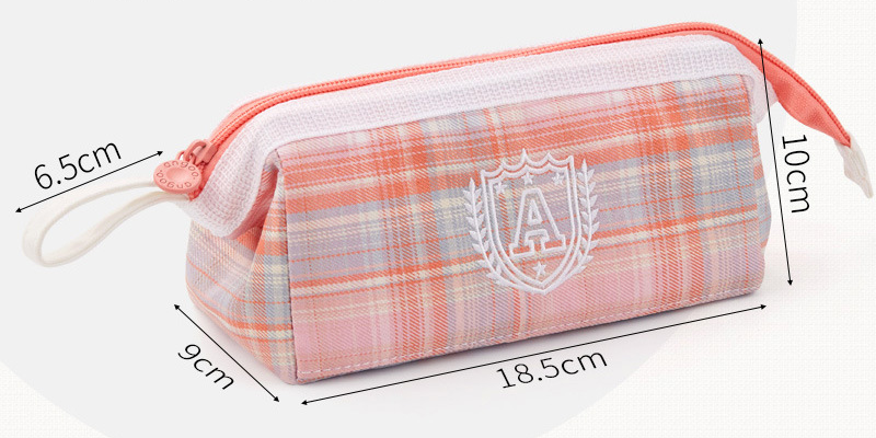 Aesthetic Grid Pencil Case – StationeryMore