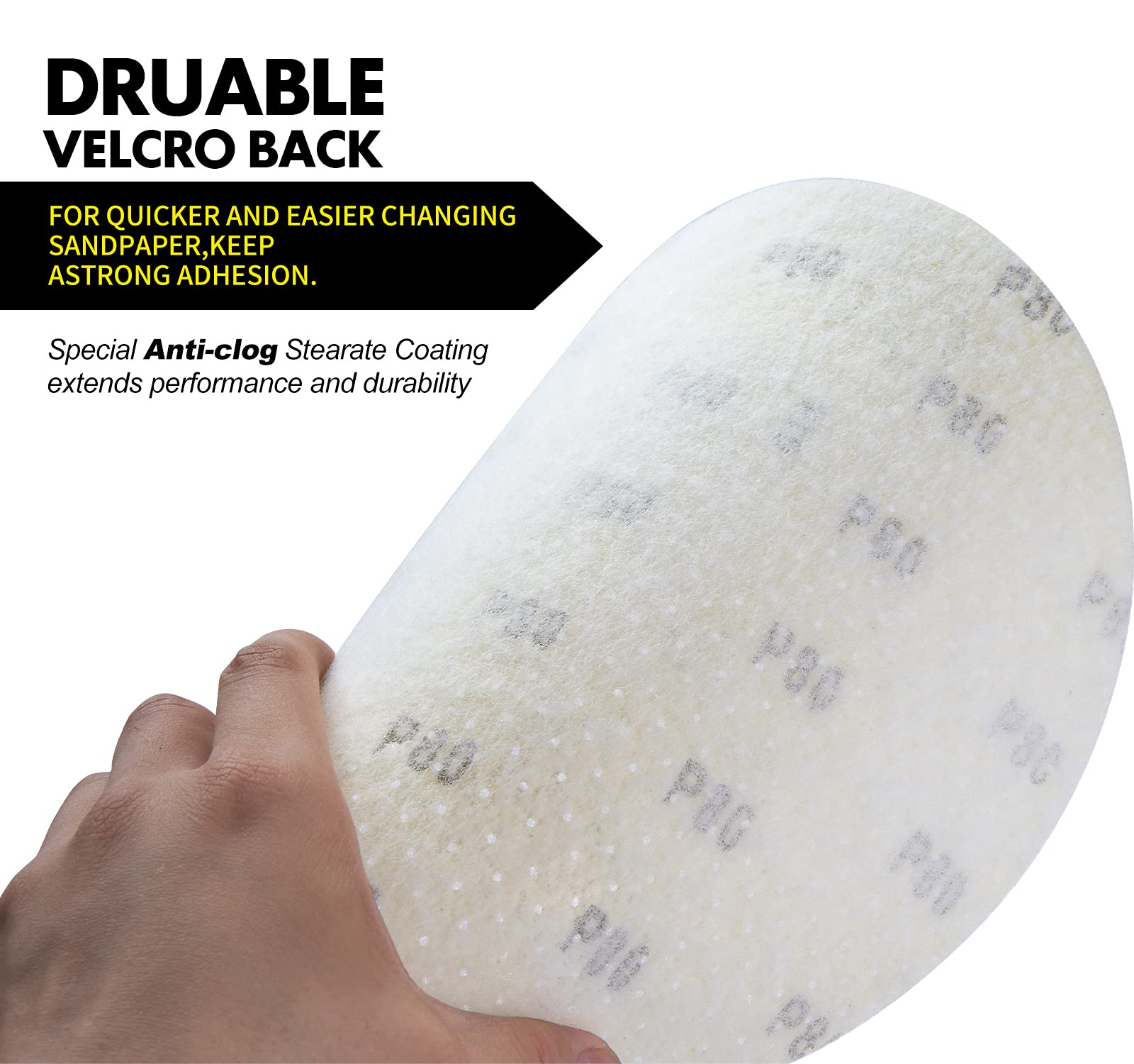 Mole Perforate, Con Fori In Velcro 225 Mm, P40, 5 Pz. 58T270 - Foto 4