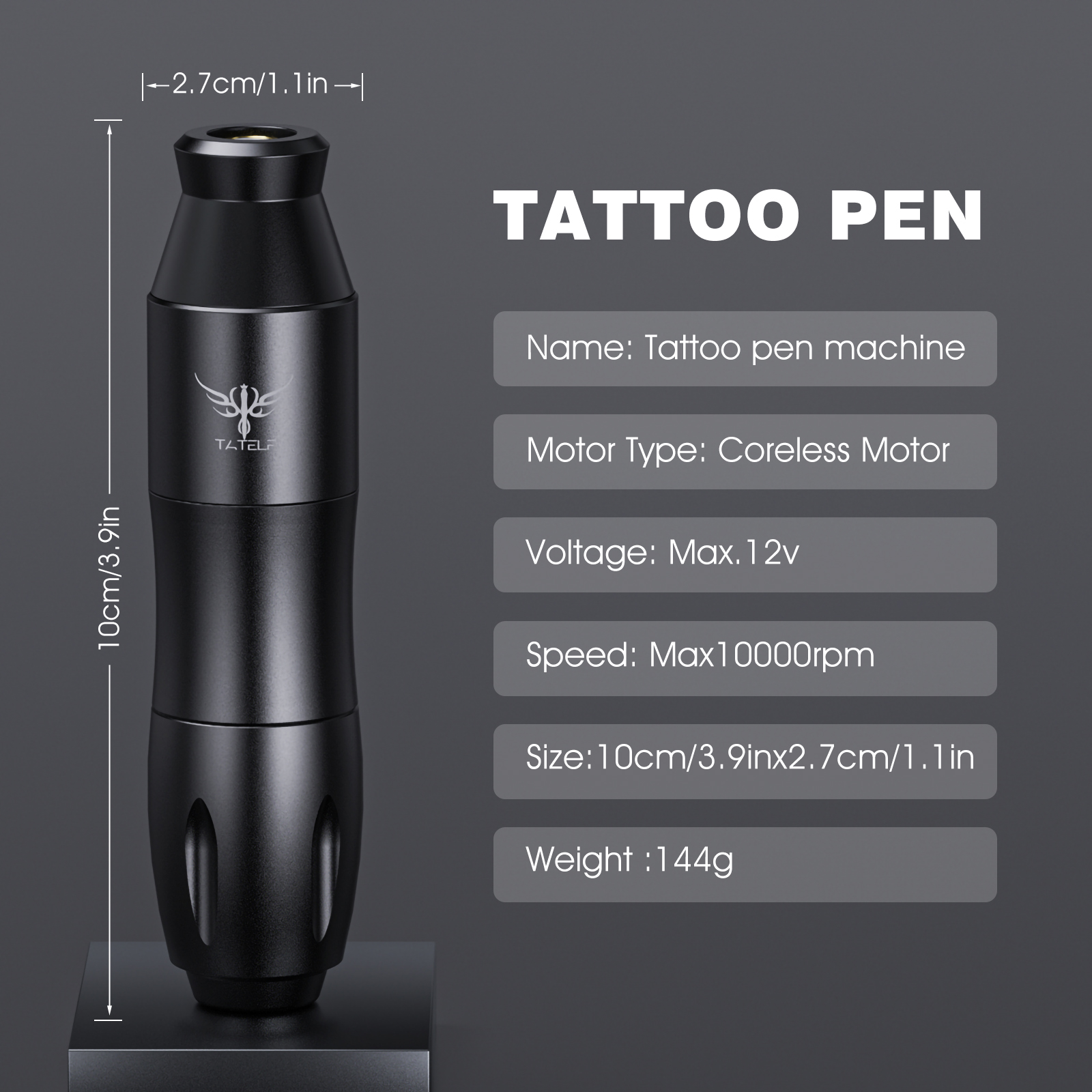 TATELF Rotary Tattoo Machine Tattoo Gun for Beginners Cartridge