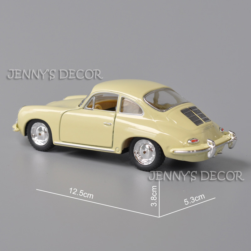 1:32 Scale Diecast Model Car Toy Porsche 356 B Carrera 2 Pull Back