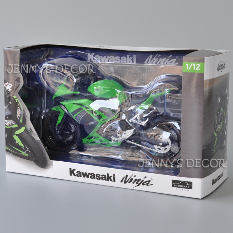 1:12 Scale Diecast Model Motorcycle Toy Kawasaki Ninja 250 Sport