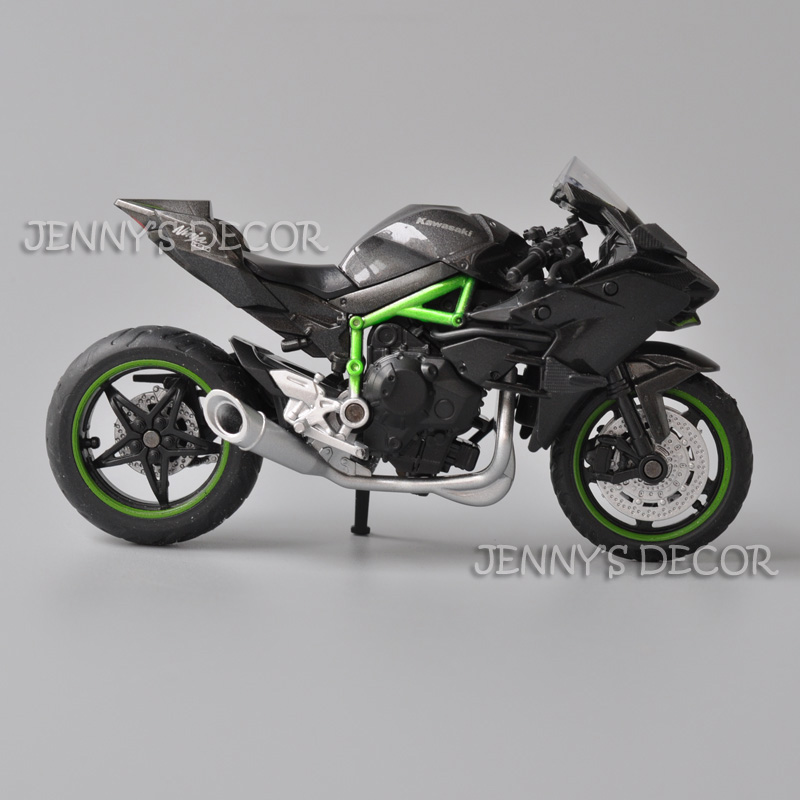 1:18 Scale Diecast Motorcycle Model Toy Kawasaki Ninja H2R