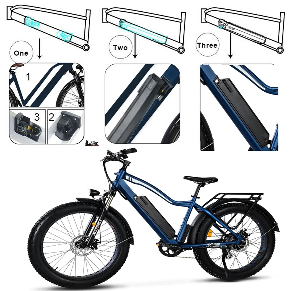 48V 30Ah 21Ah E-Bike Li-ion Battery Pedelec Batterie For NCM/DLG