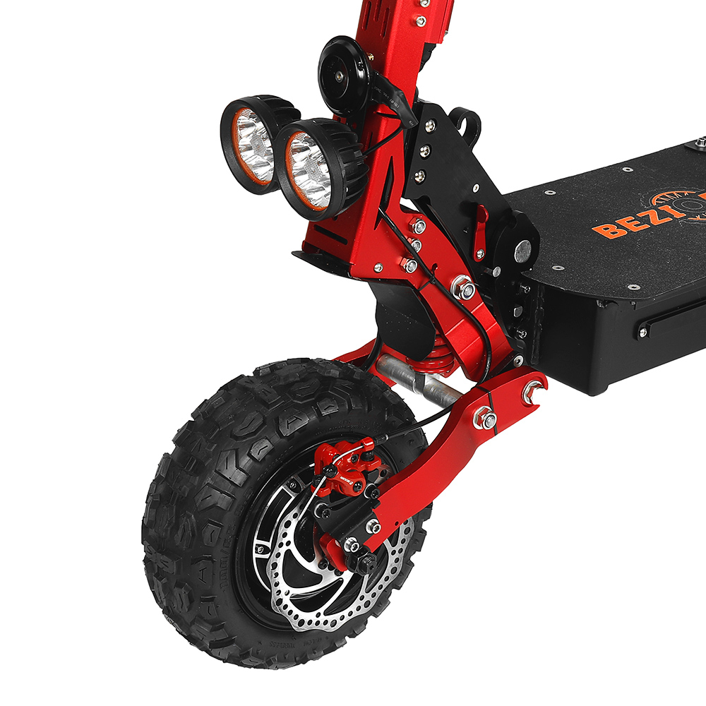 JUICEASE-Trottinette Électrique Pliable G63 de 2400W, Moteur de 20,8 Ah, 11 Pouces, Hors Route, Amortisseur, Autonomie de 70km  18